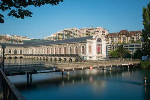 Batiment des Forces Motrices 스톡 사진