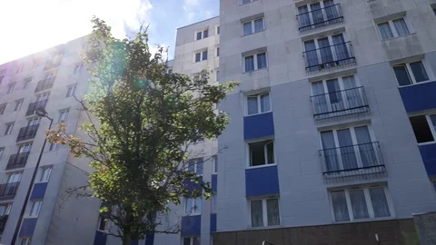 Bâtiment Stock Footage 124202803