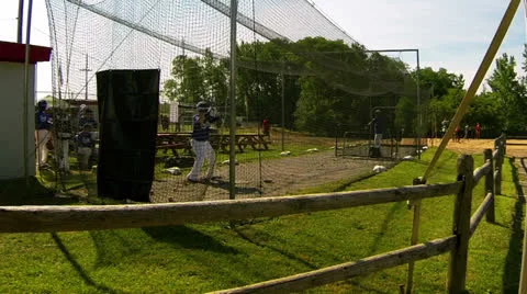 Bating Cage HD Video stock 26583624