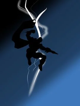 Batman-esque 스톡 일러스트