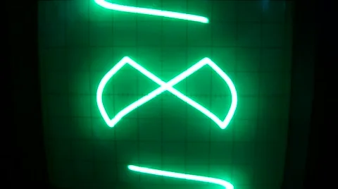 Batman logo design electronic Video stock 64083439