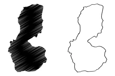 Batman map vector.... Stock Illustration