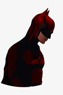 Batman the Superhero from the DC comics. Illustrazione stock