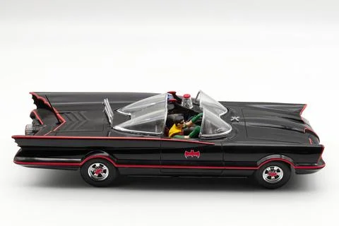 Batmobile plastic model car from the iconic Batman 1966 television series. Stock-Fotos
