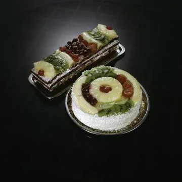 Baton cake Stock Photos