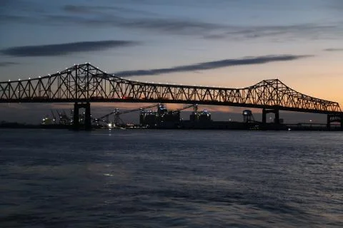 Baton Rouge Bridge Stock Photos