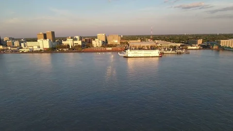 Baton Rouge drone Video stock 105122359