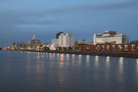 Baton Rouge skyline Stock Photos