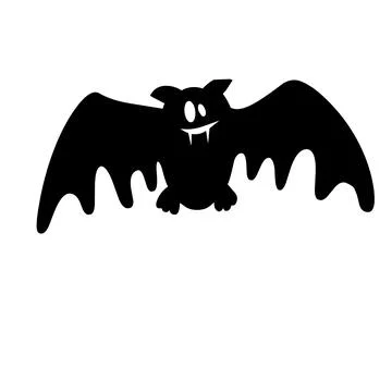 Bats fly night bird Stock Illustration