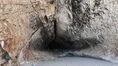 Bats Flying Inside Rock Cave Stock Footage 333144983