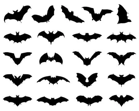 Bats Stock Illustration