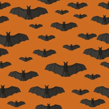 Bats pattern. Stock Illustration