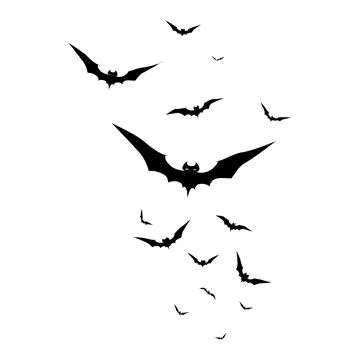 Bats pattern Stock Illustration