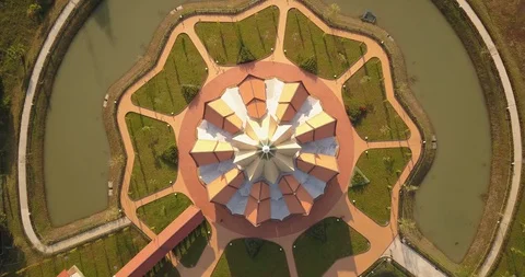 Battambang_Drone Stock Footage 127808705