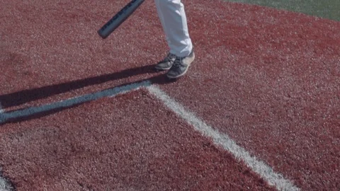 Batter In Batter's Box In Slow Motion 動画素材 105871061