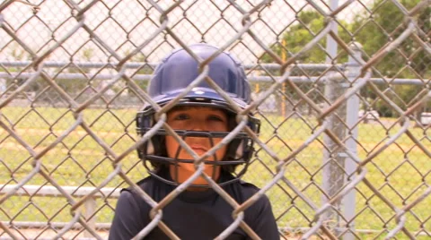 Batter Bench Baseball Gone Wrong HD Video stock 41234454