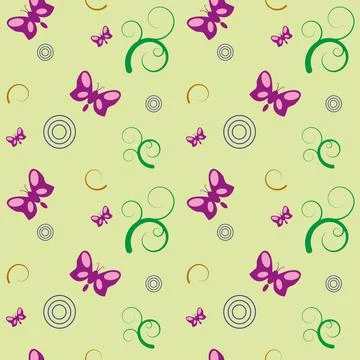 Batterfly Pattern Stock Illustration