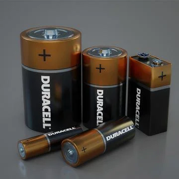 Batteries 3D Model