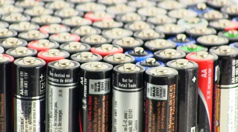 Batteries 5 Stock Footage 49587005