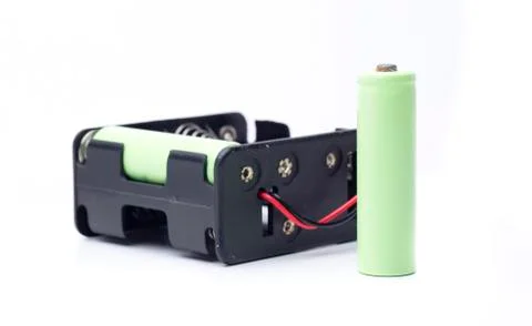 A batteries box Stock Photos