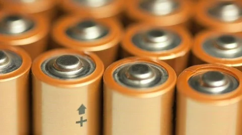 Batteries Stock Footage