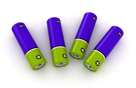 Batteries Stock Illustration