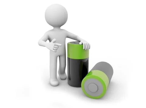 Batteries Stock Illustration