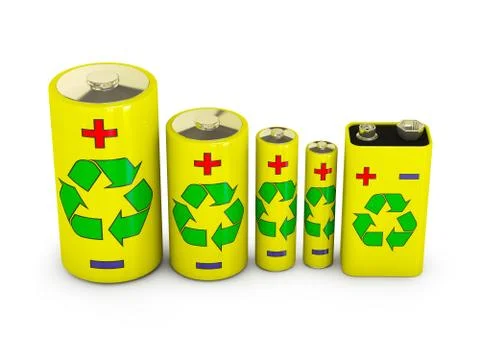 Batteries Stock Illustration