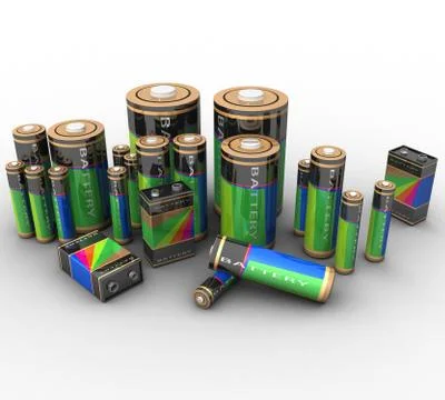 Batteries Stock Illustration