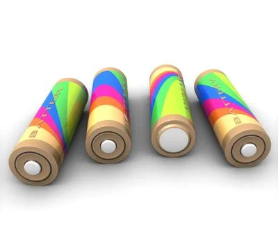 Batteries Stock Illustration