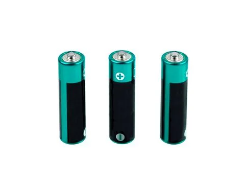 Batteries isolated Stock Photos