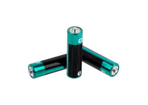 Batteries isolated Stock Photos