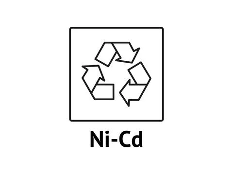 Batteries Recycling codes Stock Illustration