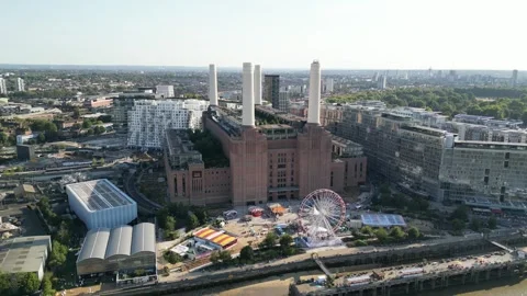 Battersea Power Station, 9th August 2026, 5pm, UK Vídeo Stock 341843859
