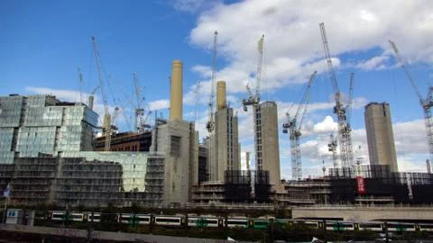 Battersea power station UK London October 2018 Stock Photos
