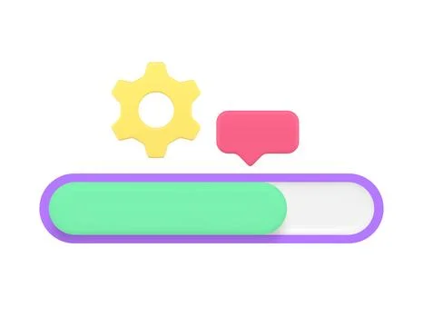 Battery accumulator charge level scale settings device electricity energy ind Illustrazione stock