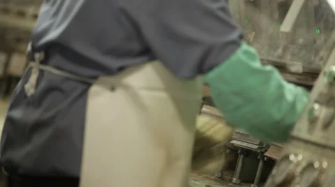 Battery Assembly Automated Stock Footage 50261623