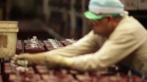 Battery Assembly Stock Footage 50174096