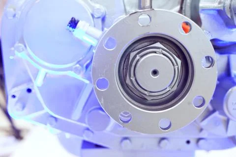 Battery car engine Stock Photos