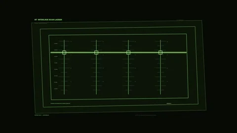 Battery Cell Temperature Dashboard Seamless Loop Stock Footage 342145397
