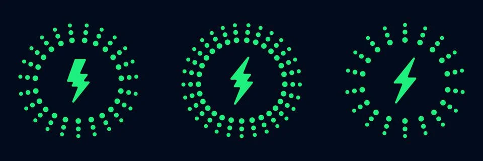 Battery charge Creative Vector Logo Featuring Power Bolt Energy Flash Stock Illustration