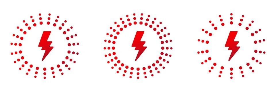 Battery charge Dynamic Power Flash Vector Logo Design Stock Illustration