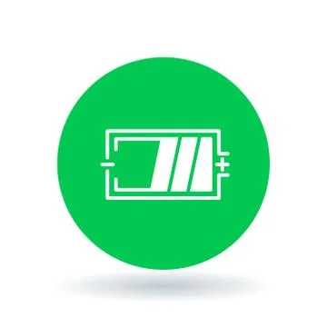Battery charge icon Stock Illustration