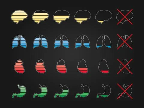Battery charge Stock Illustration