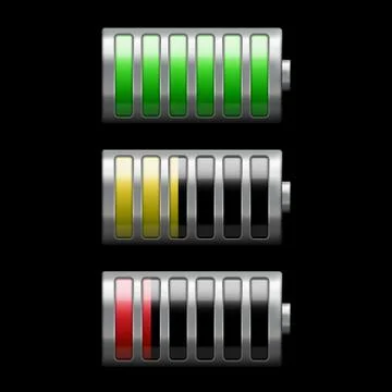 Battery Charge 스톡 일러스트