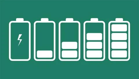 Battery charge Stock Illustration