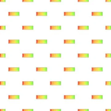 Battery charge level indicator seamless pattern 스톡 일러스트