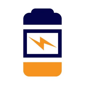 Battery, charge, power, battery empty charging icon Stock Illustration