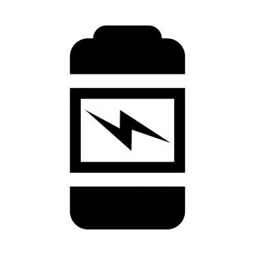 Battery, charge, power, battery empty charging icon Stock Illustration
