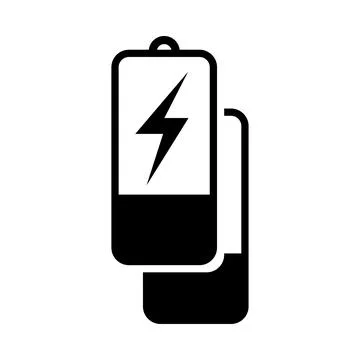 Battery, charge, power, battery empty charging icon Stock Illustration